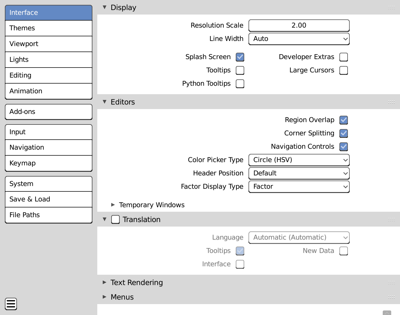 Set preferences in Animate